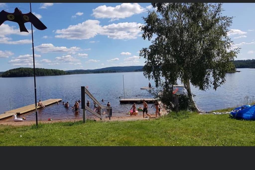 Egen Stuga Och Vedeldad Bastu Linghed エクステリア 写真