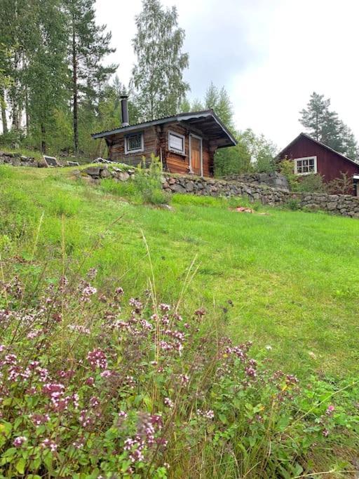 Egen Stuga Och Vedeldad Bastu Linghed エクステリア 写真